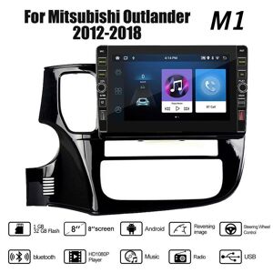 Yousui Auto Parts 8 Zoll Android Autoradio Multimedia Video Player Für Mitsubishi Outlander 2012-2018 Mit Knopf Knopf Wifi Bt 2 Din 1+32gb
