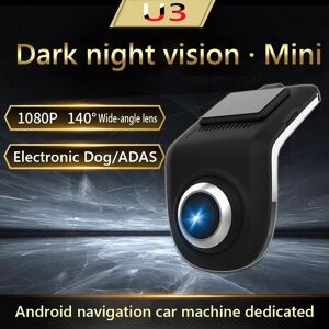 Icreative Full Hd 1080p Mini Auto Dvr Kamera U3 Adas Auto Digital Video Recorder Dash Cam Für Android Multimedia Player G-Sensor Auto Dvrs