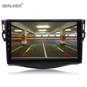 Berlihen 9-Zoll-Auto-Mp5-Player, Gps-Navigator, Bluetooth, Hd-Touchscreen, Freisprechanruf, Auto-Multimedia-Player Für Rav4 07–11, Android 10.0