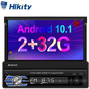 Hikity 2 + 32g Android 10,1 Single Din 7'' Auto Radio Stereo Auto Multimedia-Player Gps Navigation Wifi Bluetooth Usb Fm Mirror Link Rückansicht