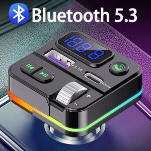 Chn Best Deals Bluetooth 5.0 Fm-Transmitter, Freisprecheinrichtung, Autoradio-Modulator, Mp3-Player Mit 20 W Pd-Auto-Schnellladegerät, Unterstützt Tf-Karte, U-Disk-Wiedergabe