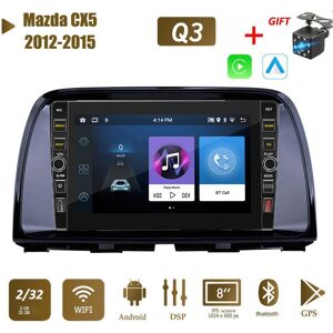 Icreative 8 Zoll 2 Din Android Autoradio Multimedia Video Player Für Mazda Cx5 2012-2015 Mit Knopf Knopf Carplay Wifi Bt 2+32gb