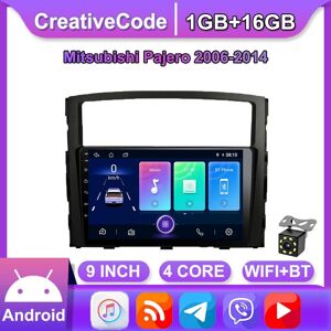 Creativecode 9 Zoll Android Für Mitsubishi Pajero 2006-2014 Autoradio Multimedia Video Player Gps Navigation Wifi 1+16gb