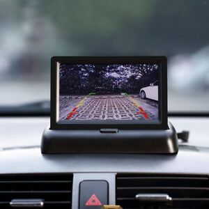 Superway 1 Satz 4,3-Zoll-Display-Led-Bildschirm Hochauflösendes, Faltbares Universal-Auto-Dvd-Rückfahrkamerasystem Mit Mehreren Modi