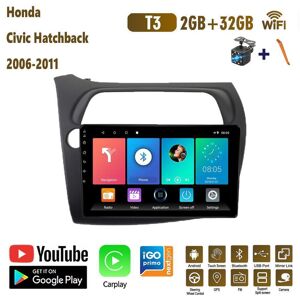 Baodandp Drahtlose Autoradio Carplay Für Honda Civic Hatchback 2006-2011 Android Multimedia Video Player Gps Navigation Wifi 2 + 32gb