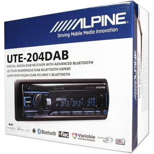 Alpine UTE-204DAB Digitalradio DAB+ / USB / Aux / Bluetooth Autoradio   Neu