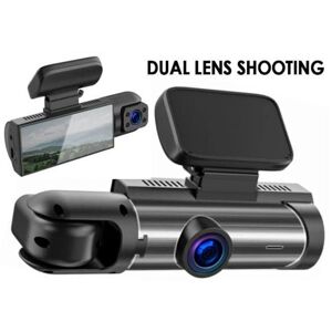 Dual Lens Dash Cam 3.16inch IPS Touch Screen Driving Recorder Front Inside G-sensor 1080P HD Night Vision Vidvinkel Bil DVR