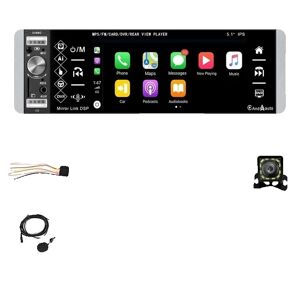 SupplySwap CarPlay MP5-afspiller, Android Auto, Bluetooth-forbindelse, CarPlay