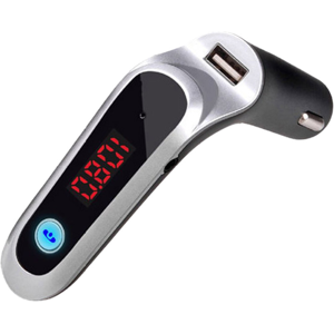 Bluetooth 4.2 / Fm Transmitter Til Bil - Sølv