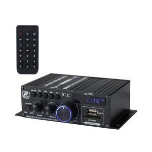 Ak380 800w 12v Strømforstærker Bluetooth Stereo Hjem Bil Bas Lydforstærker Musikafspiller Bilhøjttaler Klasse D Fm Usb/sd