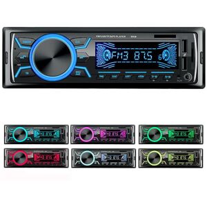 Bilradio Bluetooth Bilradio, 1din Bilradio, 4x60w Autoradio 7 Farben Fm Stereo Radio Usb/sd/aux/eq/mp3-afspiller Pioneer Autoradio