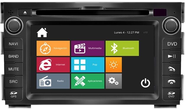 Norauto Autoradio Dvd Navisson Kia Ce,prce,veg Nv-ki002v10