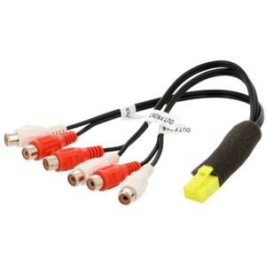 ADNAUTO Cable Connection aux compatible avec autoradio Clarion rca - Publicité