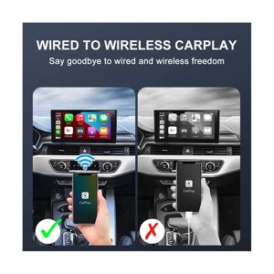 Adaptateur Sans Fil Android Auto Carplay Mise ¿¿ Niveau 5 Ghz Wifi Carplay Dongle Pour Voiture Filaire Carplay Convertir Filaire En Sans Fil, B