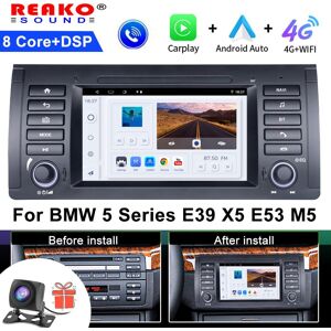 Wireless Carplay AutoRadio 2 Din Android 12 Car Stereo For BMW X5 11 E53 E39 M5 1996-2003 Multimedia GPS Navigation Head Unit 4G - Publicité