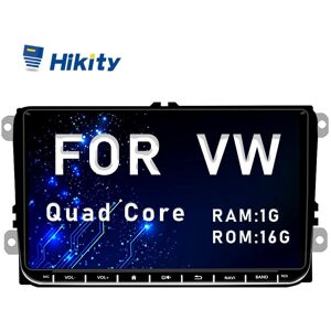 Hikity 9 pouces 2 Din Android 9.1 autoradio stéréo pour VW Passat Golf MK5 MK6 siège HD WIFI GPS Navigation Bluetooth FM Radio USB voiture lecteur MP5 - Publicité