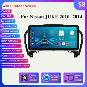 Hizpo AI Voice 2 Din Android Auto Radio pour Nissan Juke YF15 2010 - 2014 Carplay 4G-LTE Lecteur multimédia de voiture Navi GPS 2din Autoradio RDS Écran intelligent - Publicité