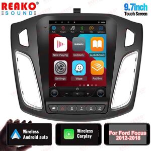 REAKOSOUND Car Life REAKOSOUND – autoradio Android 12, 2 Din, lecteur vidéo Multimidia, GPS, navigation stéréo, RDS, écran partagé, Carplay, pour Ford Focus 2012 – 2018 - Publicité