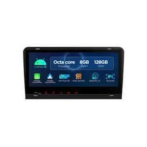 Autoradio Kymmtun Android 12 8 Go + 128 Go Écran Ultra HD 7 Pouces