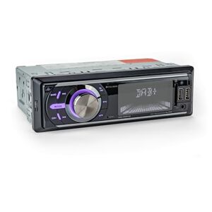 Caliber Autoradio Radio Voiture avec Chargeur USB AUX FM SD USB avec télécommande Sortie RCA Noir 1 Din - Publicité