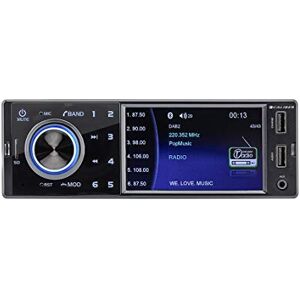 Caliber Autoradio Bluetooth Autoradio Voiture USB/SD Auto Radio FM Autoradio 1 DIN Radio Vintage Design pour Oldtimer Noir - Publicité