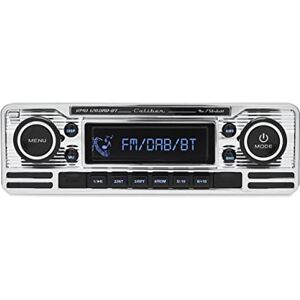 Caliber Autoradio Bluetooth CD Autoradio Voiture USB Auto Radio Dab+ / FM Autoradio 1 DIN Radio Vintage Design Chrome - Publicité