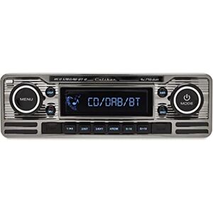 Caliber Autoradio Bluetooth Autoradio Voiture USB Auto Radio Dab+ / FM Autoradio 1 DIN Radio Vintage Design Noir - Publicité