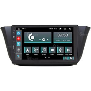 Jf Sound car audio system Radio de Voiture sur Mesure pour Iveco Daily Android GPS Bluetooth WiFi USB Full HD Touchscreen Display 9" Easyconnect Processour 8core Commandes Vocales JF-139ID-X9 Noir - Publicité