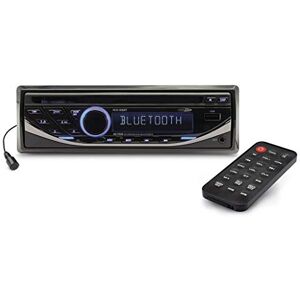 Caliber Autoradio Radio Bluetooth Voiture FM SD USB Illumination des Touches graduable Kit Main Libre 4X 75 Watts Noir 1 Din - Publicité