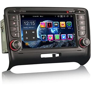 erisin 8-cœurs 4Go RAM 64Go ROM Android 13 Autoradio Bluetooth GPS Navigateur pour Audi TT MK2 Support Carplay sans Fil Android Auto DSP Dab+ WiFi FM RDS USB DVD CD Player Écran Tactile Canbus - Publicité