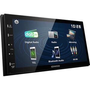 Kenwood DMX129DAB Autoradio multimédia avec écran 17,3 cm (6,8 Pouces) démarrage Rapide et Mirroring Via USB Android (4 x 45W, DSP, Dab+/FM, BT, 3X pré-Sorties 2V, USB, contrôle iPod/iPhone) - Publicité