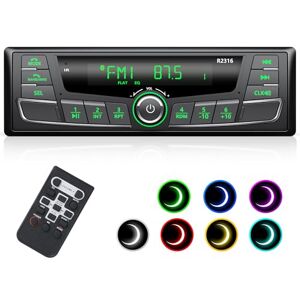 Hodozzy Autoradio 1 Din Dab Bluetooth 5.0 Mains Libres, FM Radio Voiture  Bluetooth Dab Plus avec Télécommande, Supporte EQ/USB/AUX in/SD/TF/ MP3