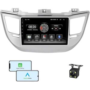 LEgDor Autoradio 2 din Android 12 pour H-yundai T-ucson IX35 3 2015-2018 Multimédia Stéréo Player GPS Navigation 9" Voiture Bluetooth Volant Contrôle Carplay FM Caméra De Recul,M700S - Publicité