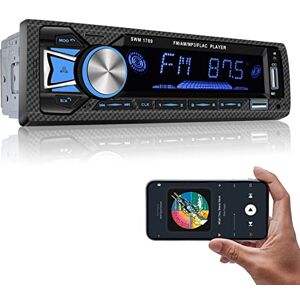 PolarLander Autoradio Bluetooth, Radio Voiture, Radio Mains Libres  Stéréo,Lecteur CD, Fonction Radio et Fichier, 1 DIN/FM/MP3/SD/USB  Multimédia