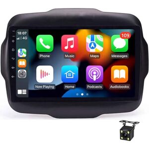 LEgDor Android 8.1 Voiture Stereo 2 din pour J-eep R-enegade 2016-2018,IPS Écran Tactile DVD De Multimédia Radio Stéréo Navigation GPS with DSP RDS Bluetooth Lien Miroir Caméra Recul,M700S - Publicité