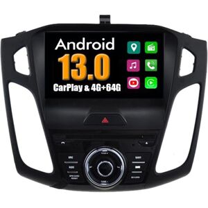 RoverOne Système Android 9 Pouces Autoradio GPS pour Ford Focus avec 2015 + de navigation DVD Autoradio stéréo Bluetooth SD USB écran tactile - Publicité