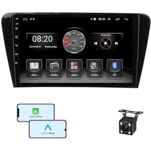 LEgDor Autoradio 2 din Android 12 pour S-Koda O-ctavia 3 A7 2013-2018 Multimédia Stéréo Player Carplay GPS Navigation 9" Bluetooth FM Écran Divisé Volant Contrôle Caméra De Recul,M800S - Publicité