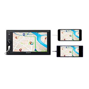 Sony XAV-1500 Autoradio avec WebLink 2.0 pour Navigation Mains Libres Noir 2 DIN - Publicité