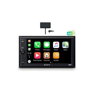 Sony XAV-AX1005KIT DAB + Récepteur multimédia, écran tactile 6,2 pouces, avec Bluetooth et Apple CarPlay et antenne DAB + inclus - Publicité