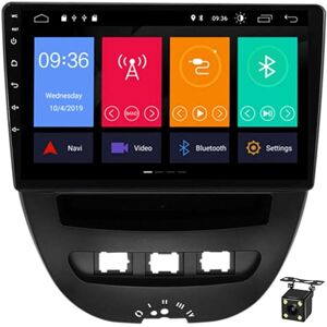 LEgDor Android 11 Autoradio 2 Din pour P-eugeot 107 pour T-oyota A-ygo C-itroen C1 2005-2014 GPS Navigation Support Bluetooth FM Écran partagé Commande au Volant Caméra de recul,Y4S - Publicité