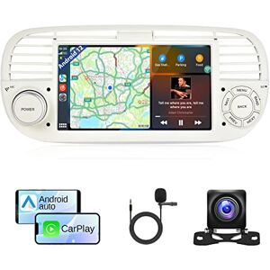 Hikity Autoradio 1 DIN Carplay sans Fil avec écran Tactile Retractable 7  Pouces, Android Auto Wireless Poste Radio Voiture Bluetooth avec Mirror  Link FM TF USB AUX Type-C + Caméra de Recul 