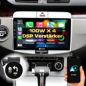 Dynavin Android Autoradio GPS pour VW Passat B6 CC: 10,1 Pouces OEM Radio avec Wireless CarPlay et Android Auto   Head-up Display   Dab+ Radio: D9-B6S Premium Flex - Publicité