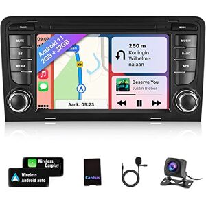 2+32G Android 11 Autoradio pour Audi A3 S3 RS3 8P 8V avec Wireless