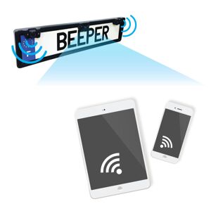 Beeper Kit Vidéo & Radar De Recul Wifi Avec Support De Plaque Beeper - H4wifi