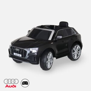 sweeek AUDI Q8 Noir voiture electrique 12V. 1 place. 4x4 pour enfants avec autoradio et telecommande - Noir