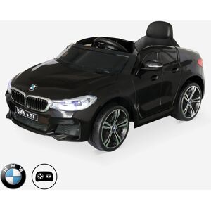 sweeek BMW Serie 6 GT noire. voiture electrique pour enfants 12V 4 Ah. 1 place. avec autoradio et telecommande - Noir