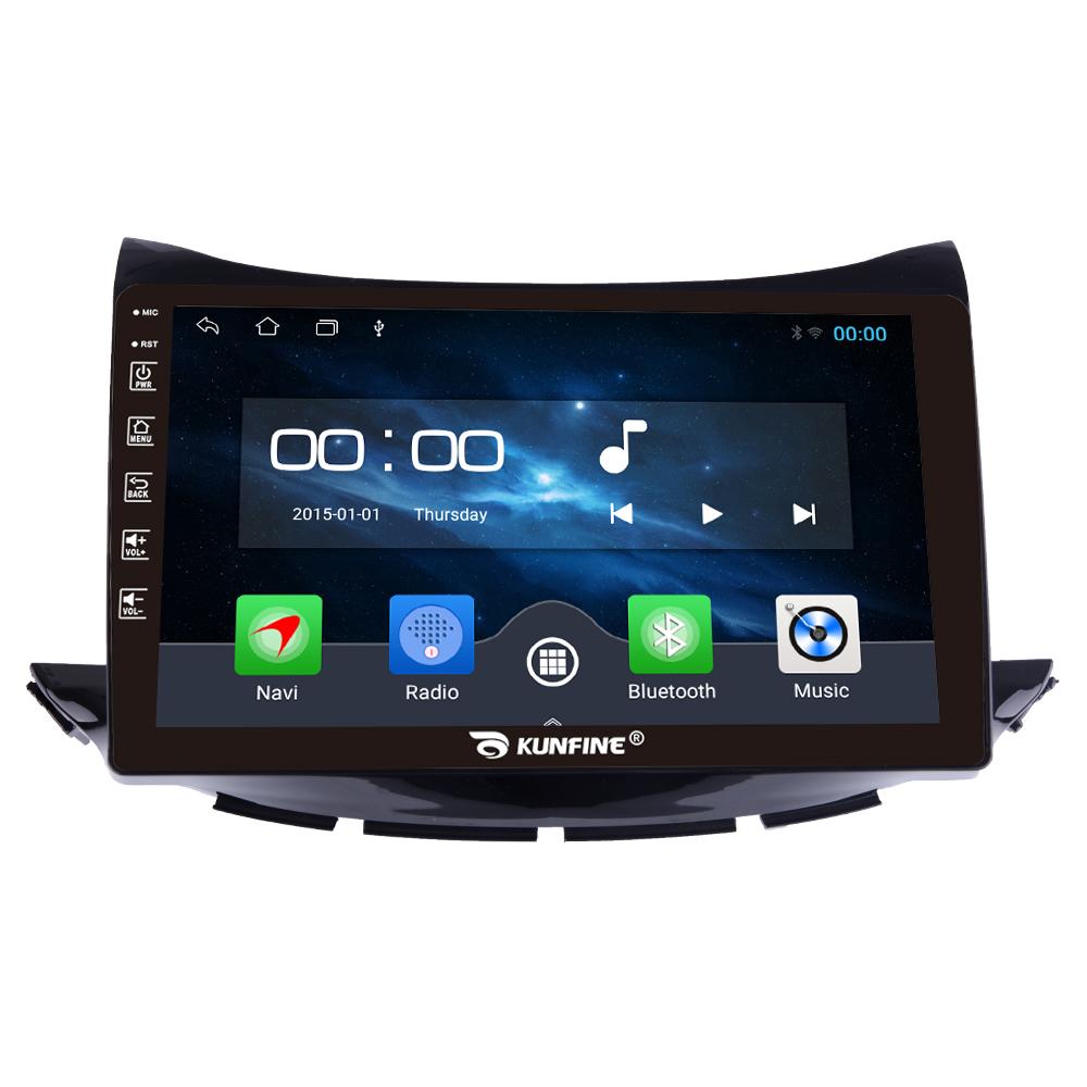 KUNFINE Android Radio CarPlay / Android Auto Car Navigation Lecteur multimédia GPS RDS DSP Stéréo pour Chevrolet Trax 2017-2019