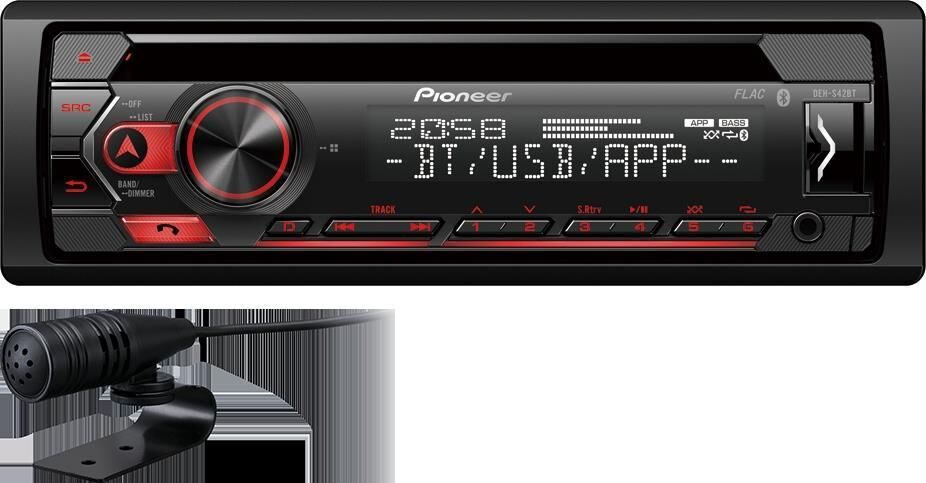 PIONEER Autoradio PIONEER DEH-S42BT