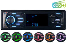 CreaSono Autoradio MP3 / DAB+ avec fonctions bluetooth et mains libres, 4 x 45 W CAS-4545.bt