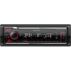 Kenwood Electronics KMM-BT408DAB Ricevitore multimediale per auto Nero 88 W Bluetooth (KMMBT408DAB)